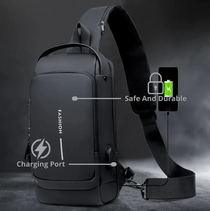 SafePoint - Safe Carry Men’s Anti-Theft Bag