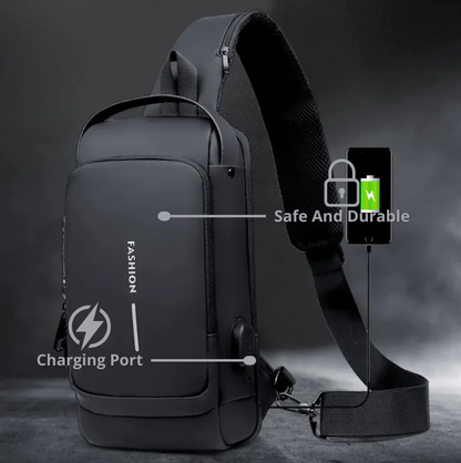 SafePoint - Safe Carry Men’s Anti-Theft Bag